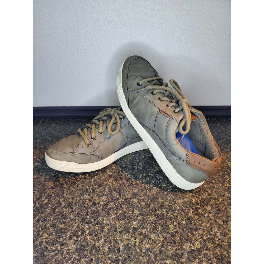 Nunn Bush Kore Walk Men’s Shoes Size 9.5M Beige gel cushion comfort work casual